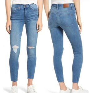 Madewell 9" Mid-Rise Skinny Jeans Size 36